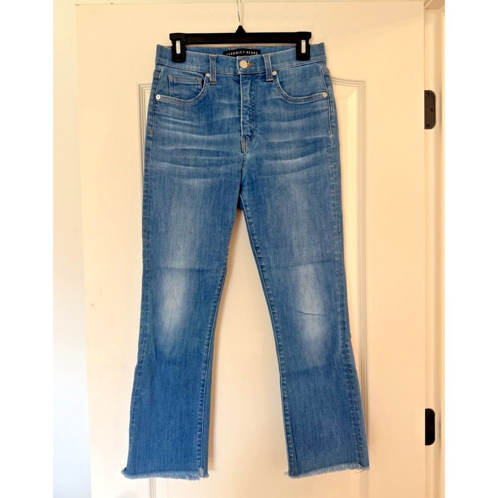 Veronica Beard Carly Kick Flare High Rise SunRise Cut Size 28